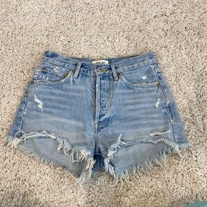 Agolde Vintage Parker Cut Off Short in Swampmeet